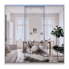 Kleiderschrank Doros City Light Schiebetüren Kaschmir mit Spiegel 3 Türen 225x60x225 (80736386)