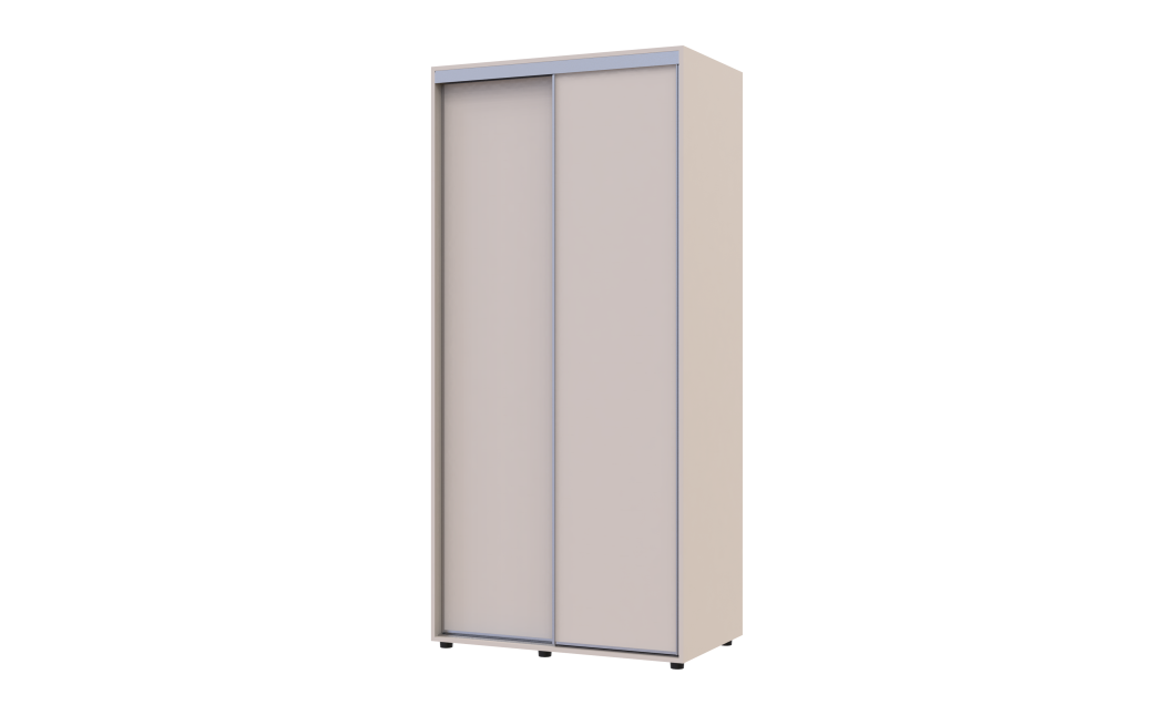 Kleiderschrank Doros Sigma Slim Schiebetüren Kaschmir 2 Türen 100x60x214.4 (42005453)