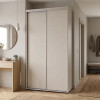 Kleiderschrank Doros Sigma Slim Schiebetüren Kaschmir 2 Türen 120x45x214.4 (42005446)