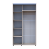 Kleiderschrank Doros Sigma Slim Schiebetüren Kaschmir 2 Türen 120x60x214.4 (42005455)