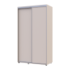 Kleiderschrank Doros Sigma Slim Schiebetüren Kaschmir 2 Türen 120x60x214.4 (42005455)