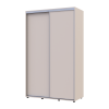 Kleiderschrank Doros Sigma Slim Schiebetüren Kaschmir 2 Türen 130x60x214.4 (42005456)