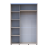 Kleiderschrank Doros Sigma Slim Schiebetüren Kaschmir 2 Türen 140x60x214.4 (42005457)