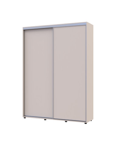Kleiderschrank Doros Sigma Slim Schiebetüren Kaschmir 2 Türen 160x45x214.4 (42005450)