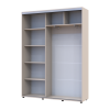 Kleiderschrank Doros Sigma Slim Schiebetüren Kaschmir 2 Türen 160x45x214.4 (42005450)