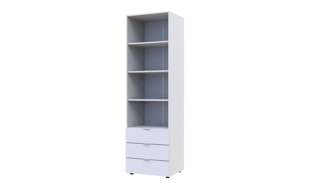 Säulenschrank Doros Gelar Weiß 60x49,5x203,4 (41516133)