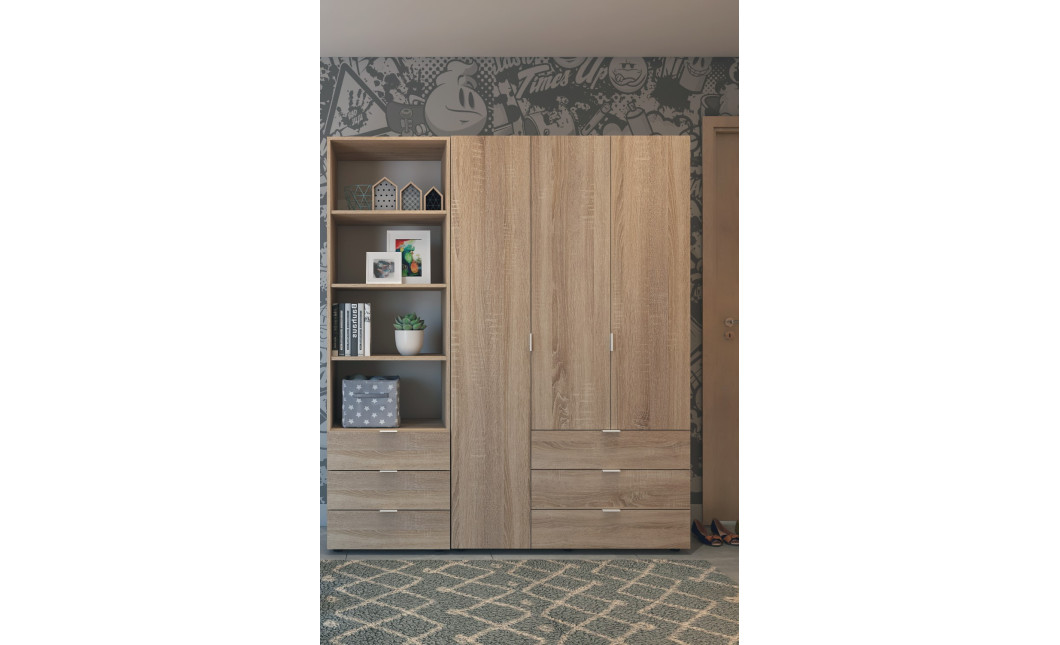 Säulenschrank Doros Gelar Sonoma Eiche 60x49,5x203,4 (41516131)