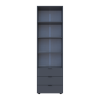 Säulenschrank Doros Gelar Graphitgrau 60x49,5x203,4 (41516132)