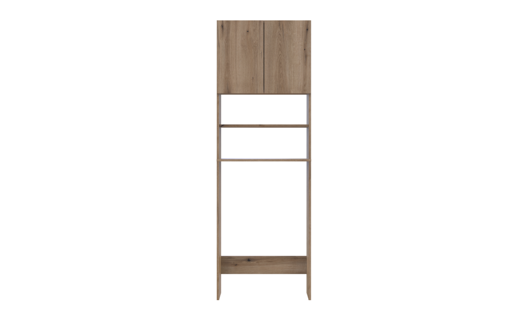 Waschmaschinenschrank Doros Lola Mini Ewok Eiche 64x26,6x190 (41516205)