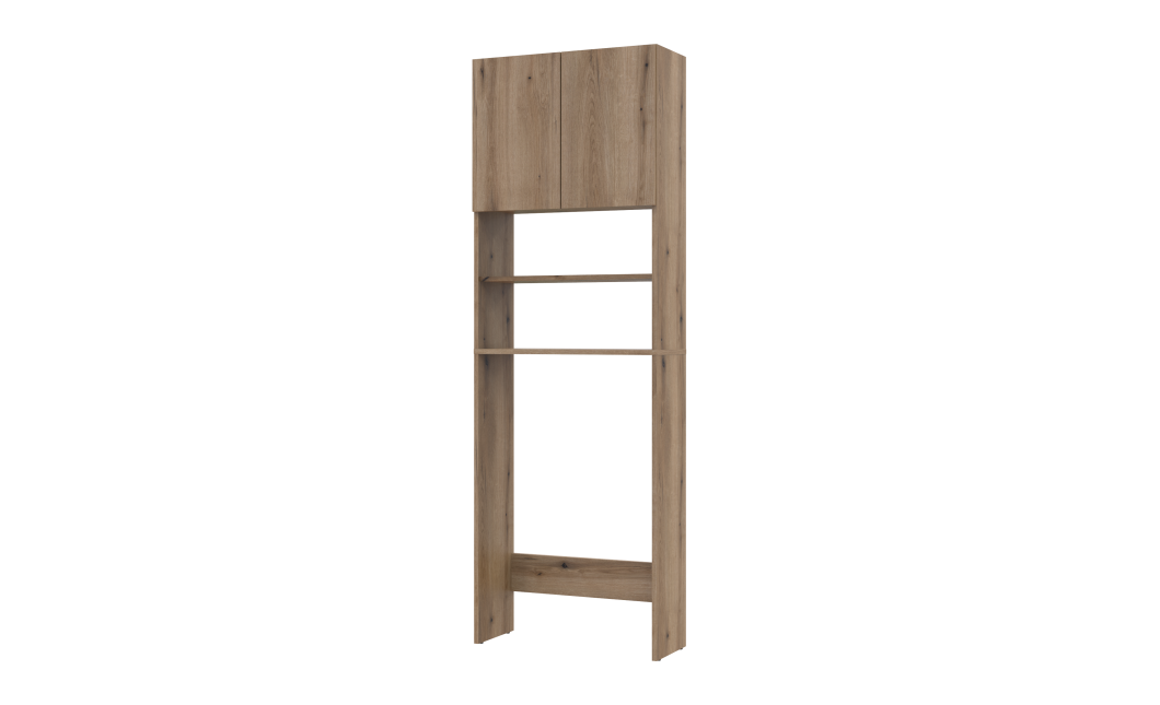 Waschmaschinenschrank Doros Lola Mini Ewok Eiche 64x26,6x190 (41516205)