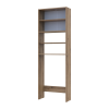 Waschmaschinenschrank Doros Lola Mini Ewok Eiche 64x26,6x190 (41516205)