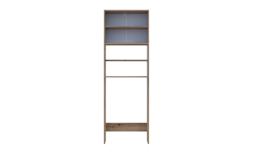 Waschmaschinenschrank Doros Lola Mini Ewok Eiche 64x26,6x190 (41516205)