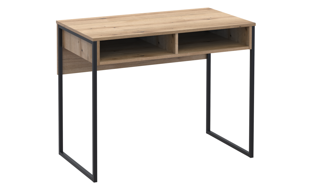 Schreibtisch Doros Bart Ewok Eiche mit Ablage 100x55x78,1 (41510114)