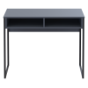 Schreibtisch Doros Bart Graphitgrau mit Ablage 100x55x78,1 (41510113)