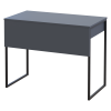 Schreibtisch Doros Bart Graphitgrau mit Ablage 100x55x78,1 (41510113)