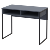 Schreibtisch Doros Bart Graphitgrau mit Ablage 100x55x78,1 (41510113)