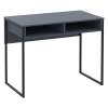 Schreibtisch Doros Bart Graphitgrau mit Ablage 100x55x78,1 (41510113)