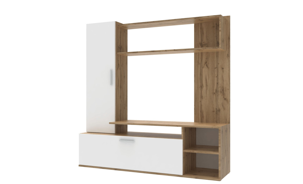 Kleiderschrank Doros Kona Tahoe/Weiß 151x40x147 (44900388)
