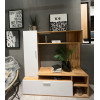 Kleiderschrank Doros Kona Tahoe/Weiß 151x40x147 (44900388)