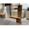 Kleiderschrank Doros Kona Tahoe/Weiß 151x40x147 (44900388)