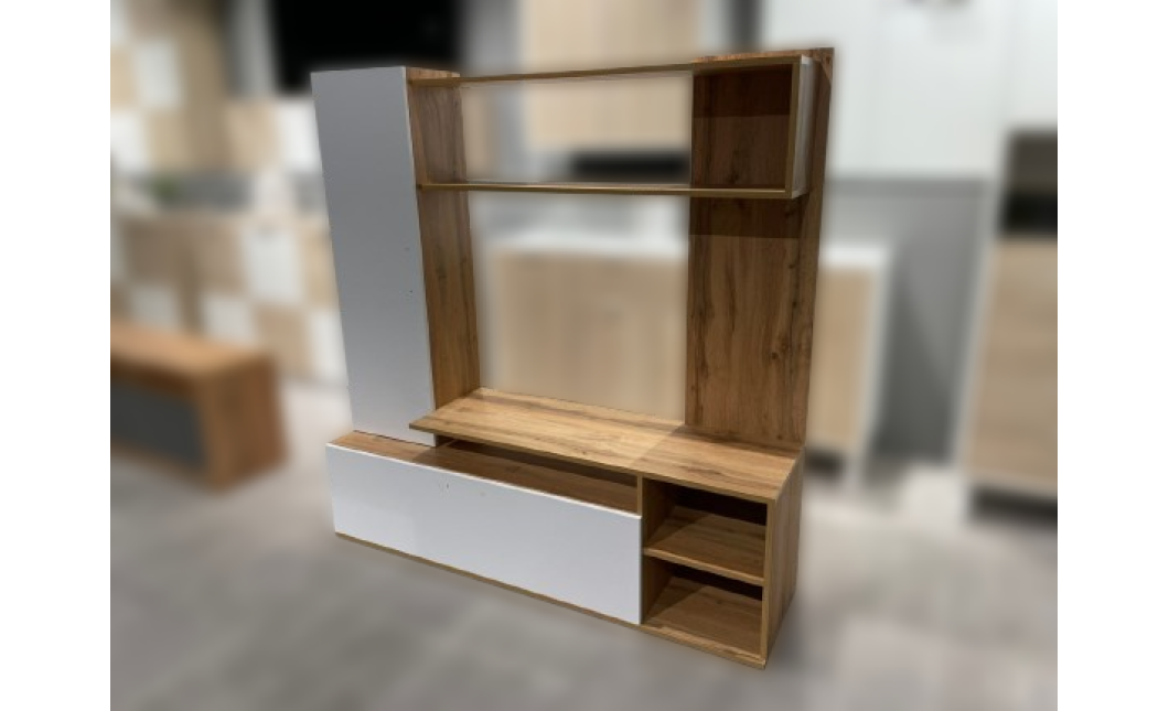 Kleiderschrank Doros Kona Tahoe/Weiß 151x40x147 (44900388)