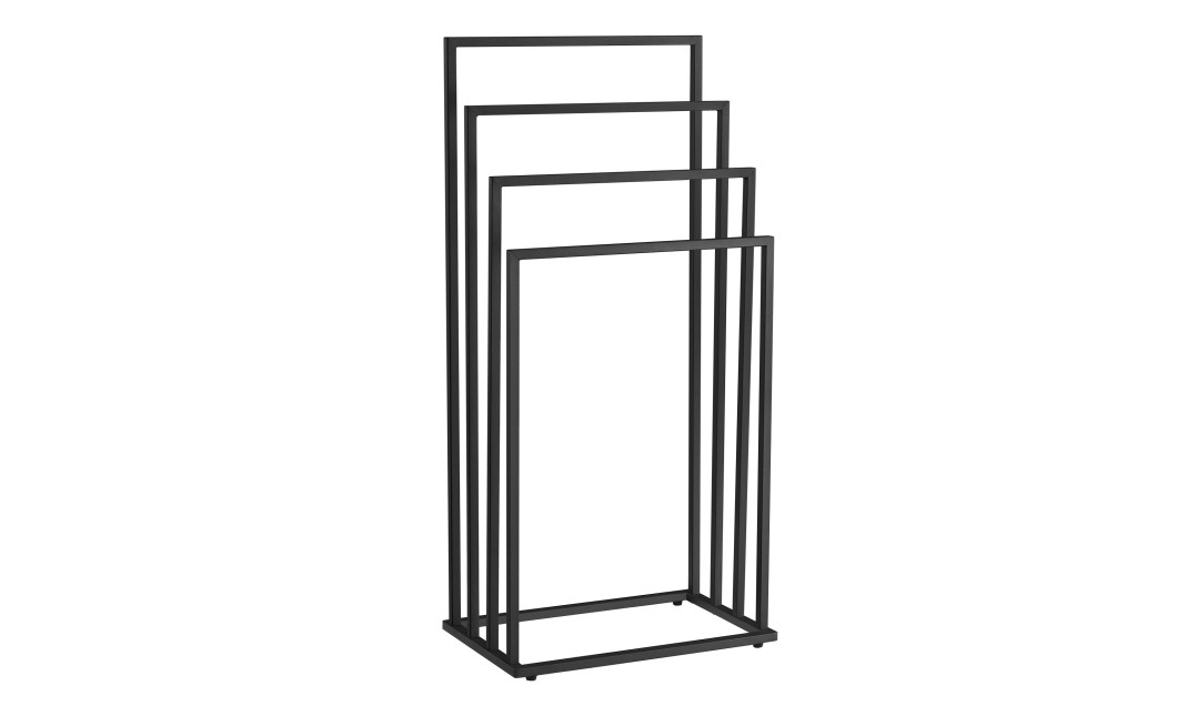 Handtuchständer 4 Sprossen Schwarz (10028161)