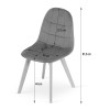 Stuhl BORA Samt Beige (10038931)