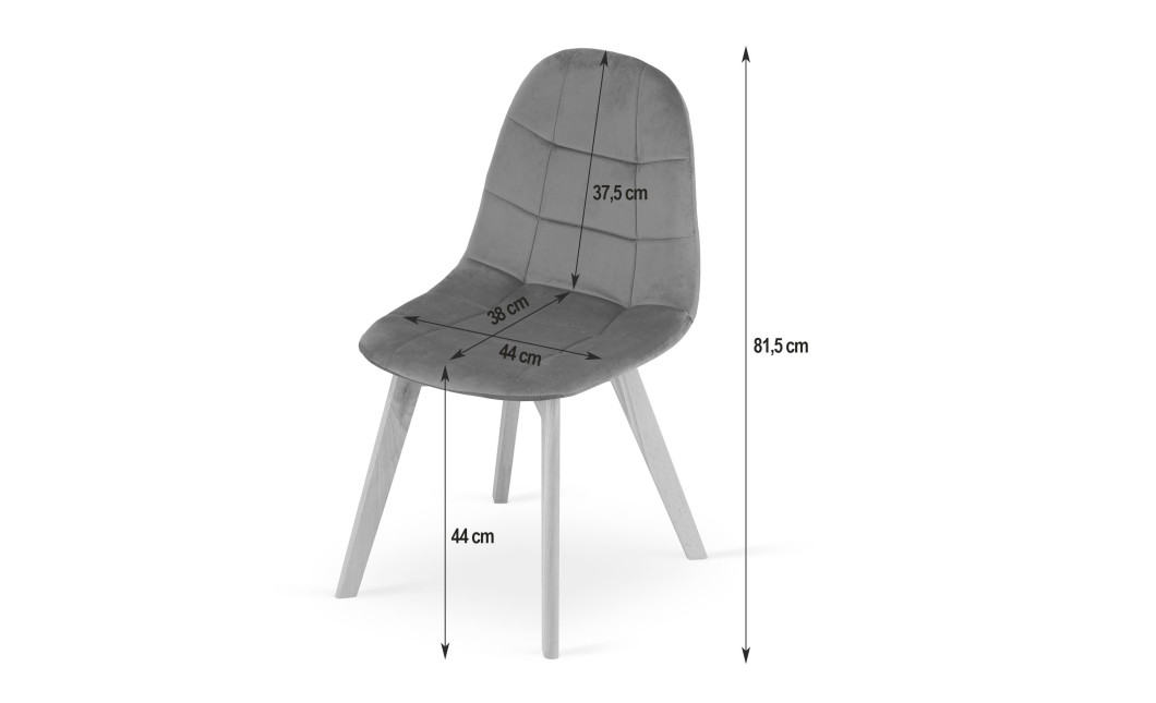 Stuhl BORA Samt Beige (10038931)