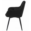 Stuhl JORK360 Samt Schwarz/Schwarz (10039631)