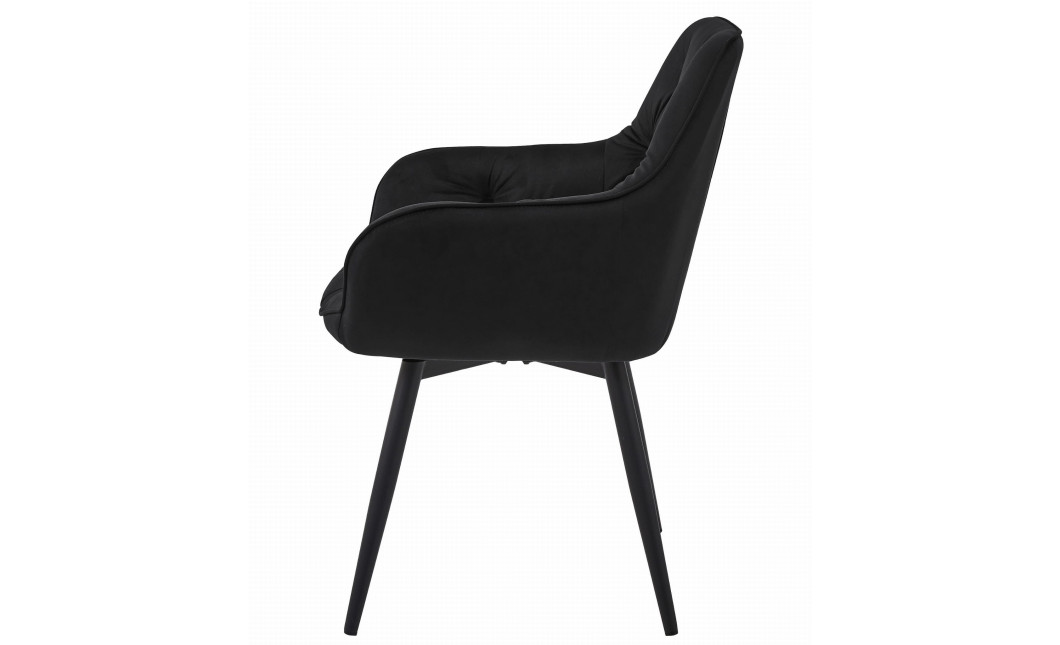 Stuhl JORK360 Samt Schwarz/Schwarz (10039631)