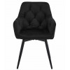 Stuhl JORK360 Samt Schwarz/Schwarz (10039631)