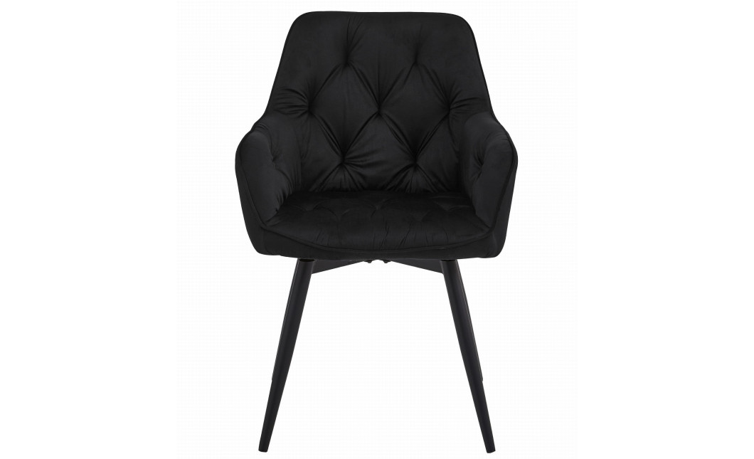 Stuhl JORK360 Samt Schwarz/Schwarz (10039631)