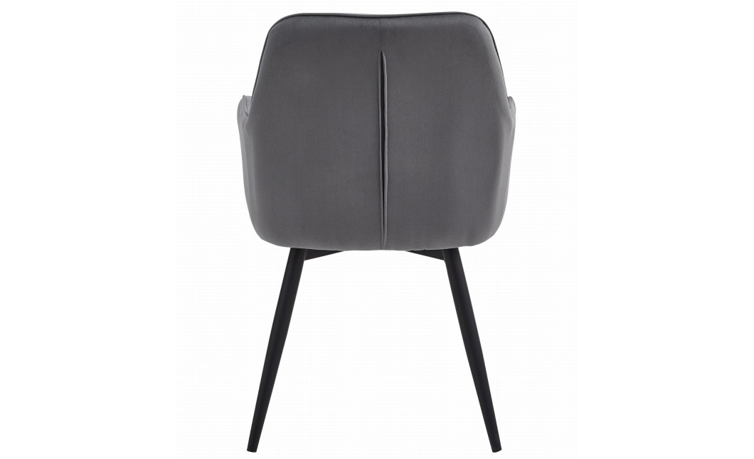 Stuhl JORK360 Samt Dunkelgrau/Schwarz (10039641)