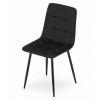 Stuhl KARA Samt Schwarz (10036871)