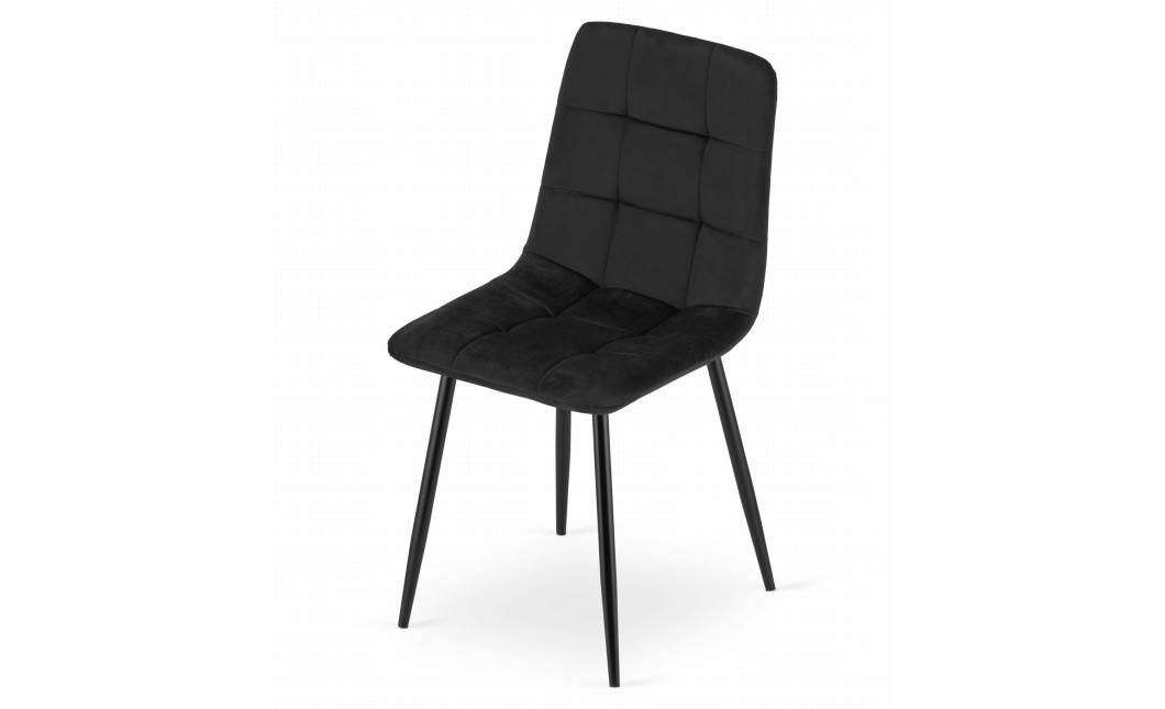 Stuhl KARA Samt Schwarz (10036871)