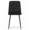Stuhl KARA Samt Schwarz (10036871)