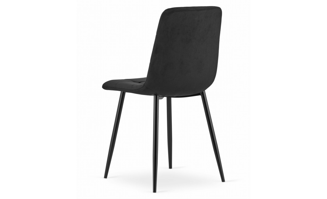Stuhl KARA Samt Schwarz (10036871)