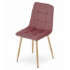 Stuhl KARA Samt Rosa/Holzfarbe (10037871)