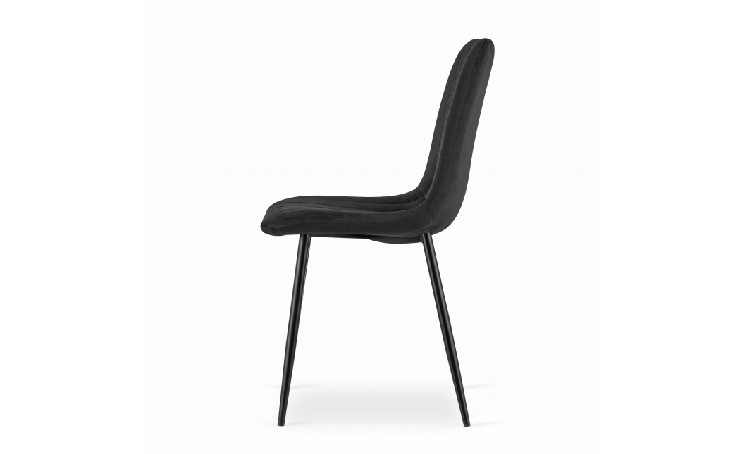 Stuhl LAVA Samt Schwarz (10034611)