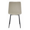 Stuhl LAVA Samt Hellbeige/Schwarze Beine (10038681)