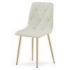 Stuhl LIBRA Stoff Beige/Holzfarbe Beine (10040841)