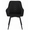 Stuhl NANA360 Samt Schwarz/Schwarz (10039671)