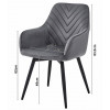Stuhl NANA360 Samt Schwarz/Schwarz (10039671)