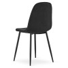Stuhl PADVA Samt Schwarz/Schwarz (10043131)