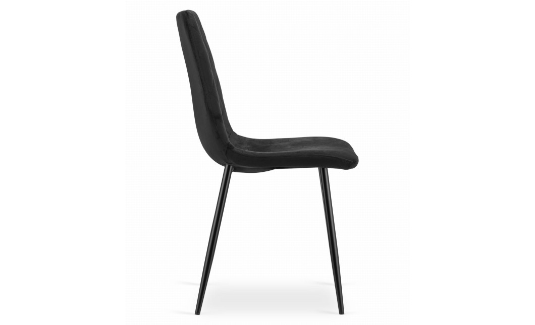 Stuhl TURIN Samt Schwarz (10036601)
