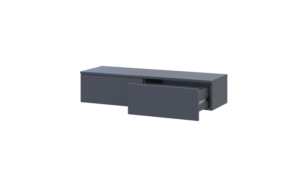 Schminktisch Doros Levia Graphitgrau 100x32x22 (41516089)