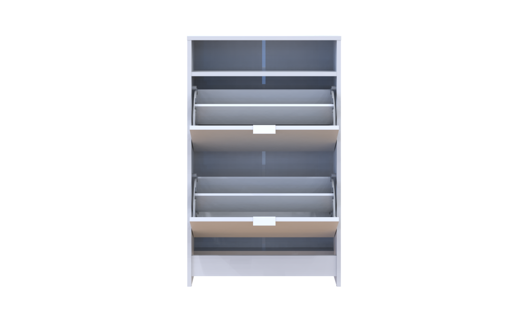 Schuhschrank Doros Dafina Weiß 60x27x132 (41004274)