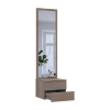 Flurschrank Doros Sola Cannolo / Kaschmir mit Spiegel 45x40x168,6 (44900371)
