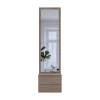 Flurschrank Doros Sola Cannolo / Kaschmir mit Spiegel 45x40x168,6 (44900371)