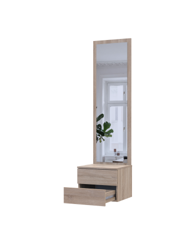 Flurschrank Doros Sola mit Spiegel Sonoma Eiche 45x40x168,6 (44900345)